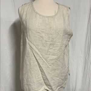 100% linen tank